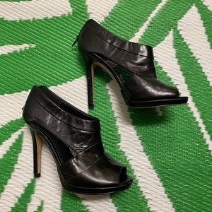 Aldo sexy black leather heels